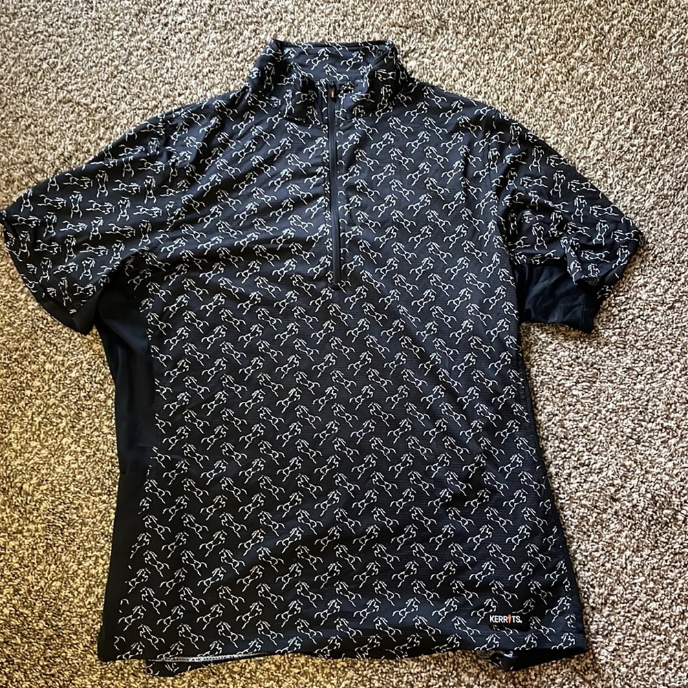 Kerrits 1/4 zip Short Sleeve